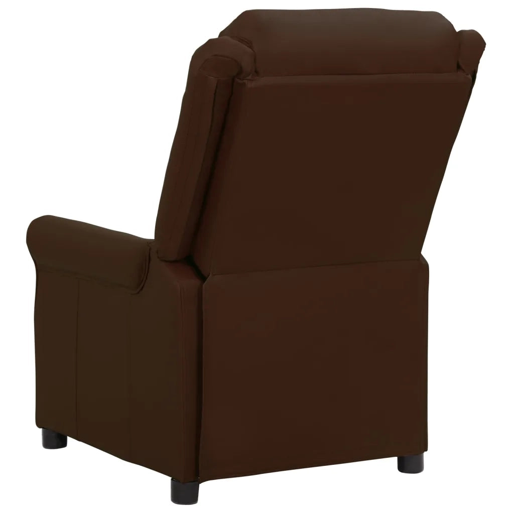 Poltrona Massaggiante Marrone in Similpelle 338830