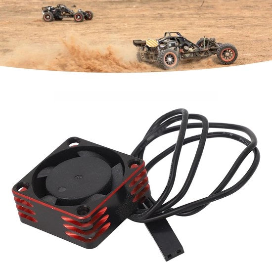 Ventilatore di raffreddamento ad alta velocità - costruito in alluminio - motore senza asse - compatibile universale - leggero - costruzione robusta - ventilatore RC