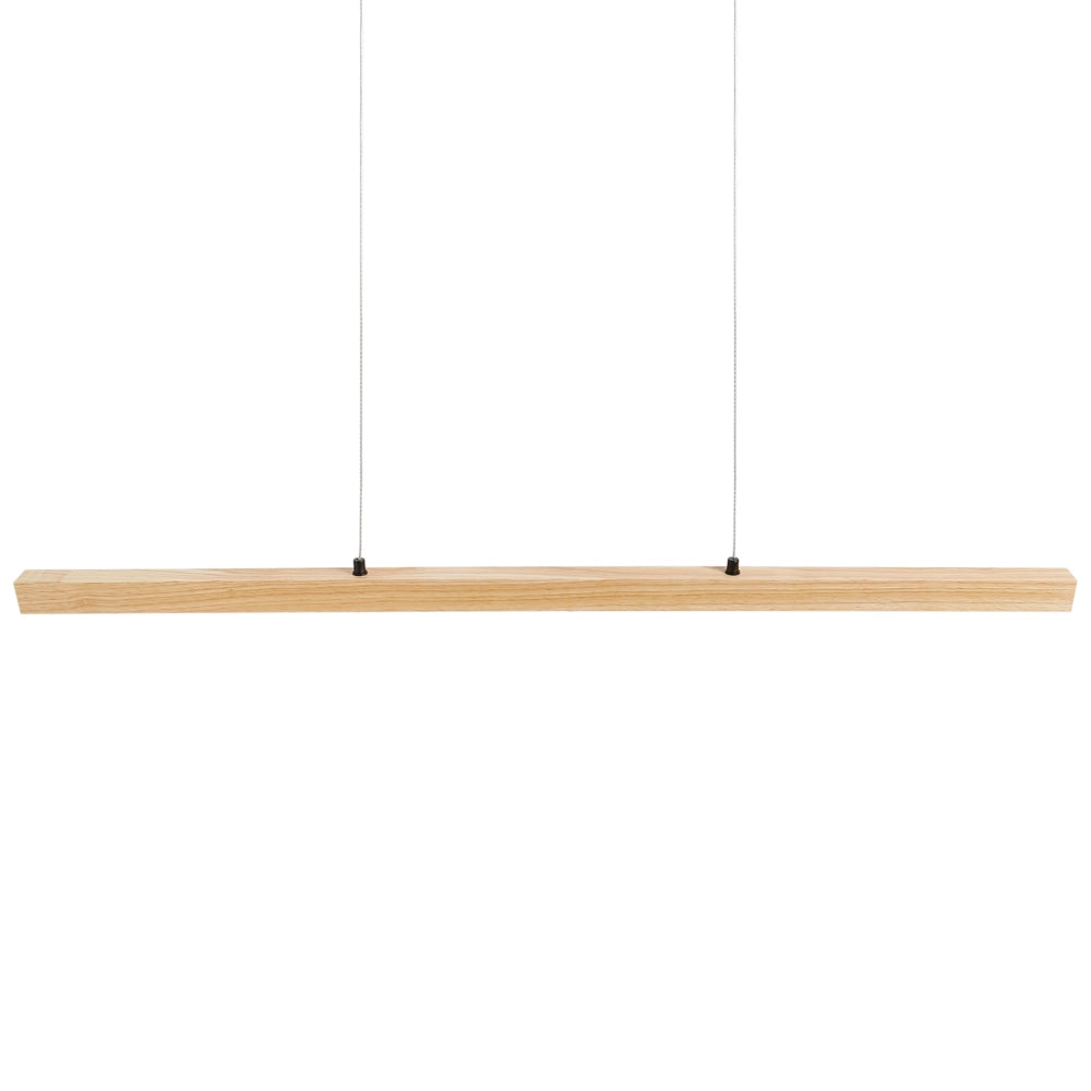 Lampada a sospensione a LED in legno di quercia Design minimalista con telecomando per l'oscuramento dell'illuminazione