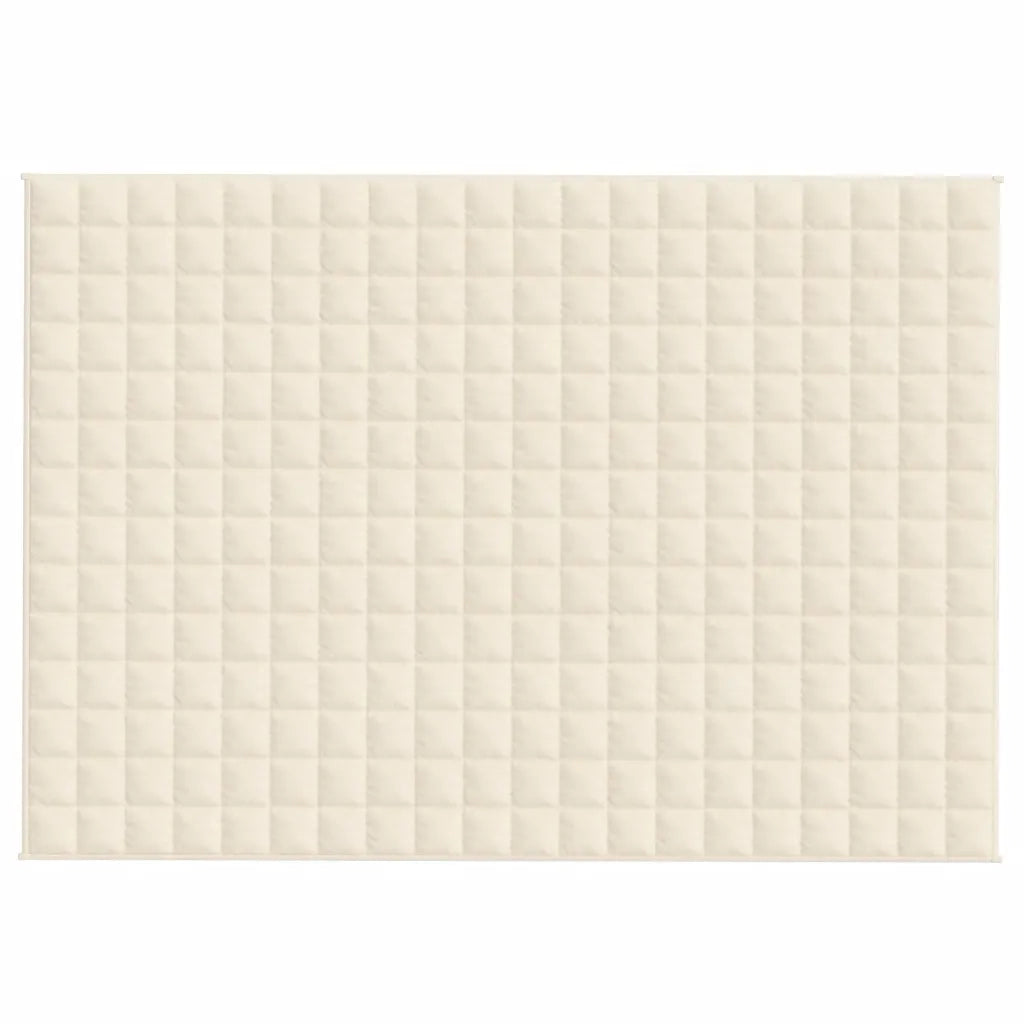 Coperta Ponderata Crema Chiaro 140x200 cm 10 kg Tessutocod mxl 117504