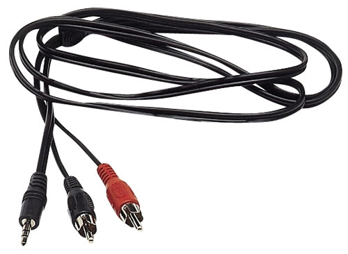 Melchioni mkc mk4041 cavetto audio spina mini jack 3,5 mm 2 spine rca 5 metri