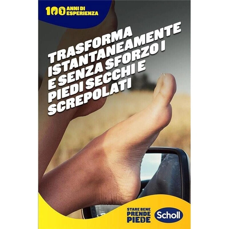 SCHOLL LIMA PER PIEDI CON CRISTALLI DI DIAMANTE A DOPPIA SUPERFICIE ABRASIVA PER CALLI 2 SUPERFICI IMPUGNATURA ANTISCIVOLO