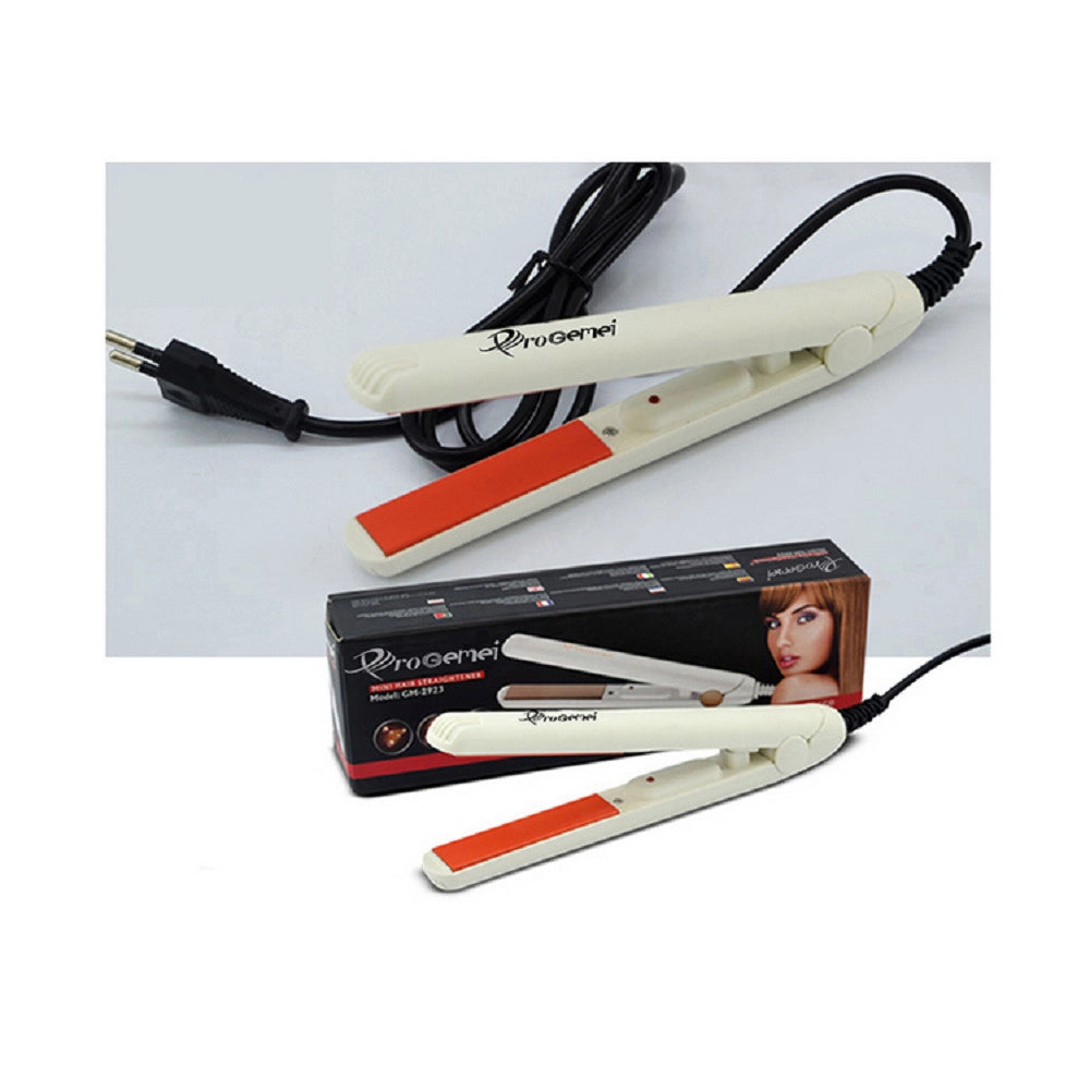 Trade Shop - Mini Piastra Per Capelli In Ceramica Portatile Viaggio Comoda Borsa 150° Gm-2923 -