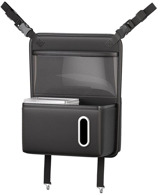 Tas di stoccaggio per il sedile centrale dell'auto - Tas di stoccaggio per l'auto - Cassetto di stoccaggio per tessuti - Tas di stoccaggio per la console centrale - Rete di stoccaggio per l'auto