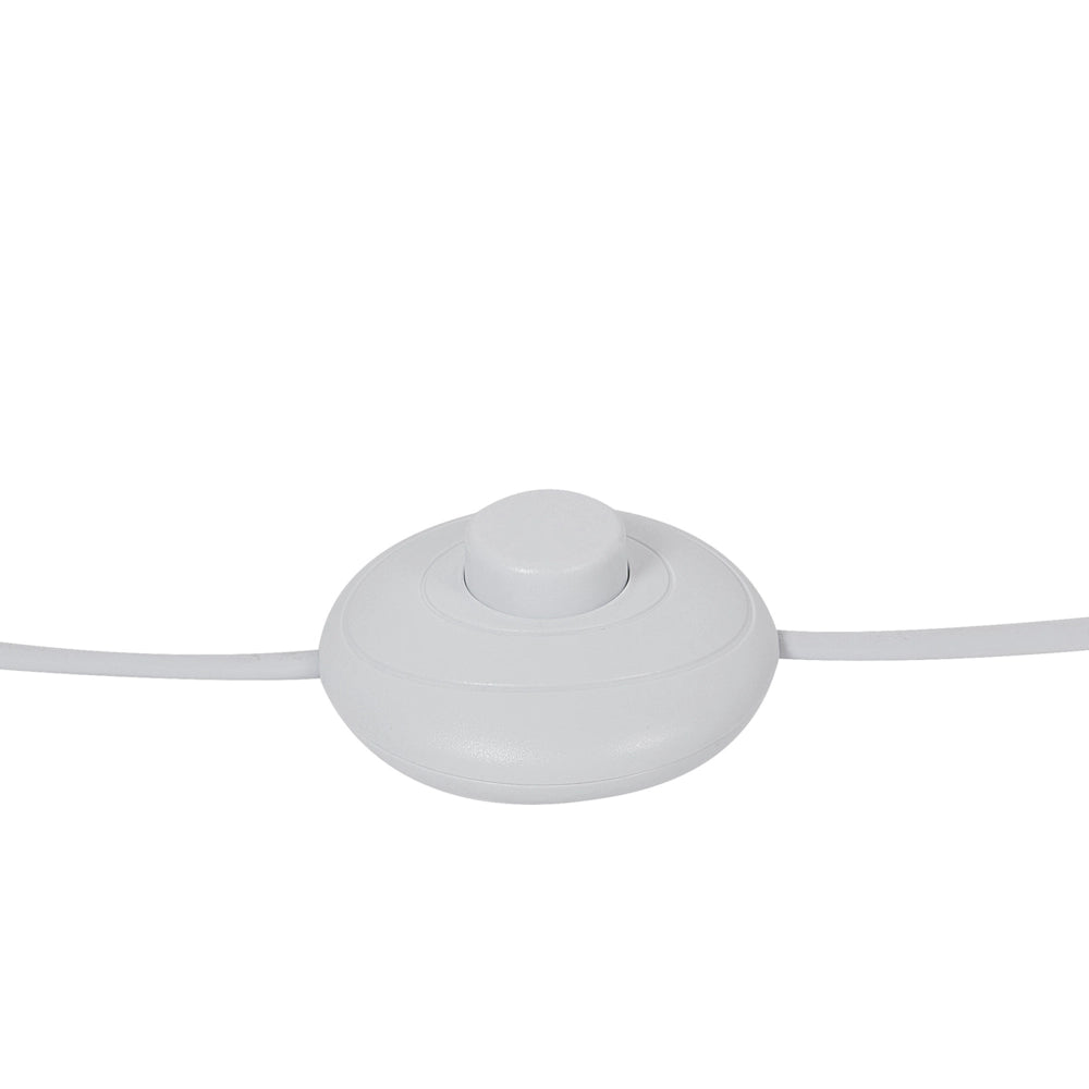Lampada da terra moderna con paralume in lino e base in metallo con dettagli in bianco ufficio soggiorno camera da letto