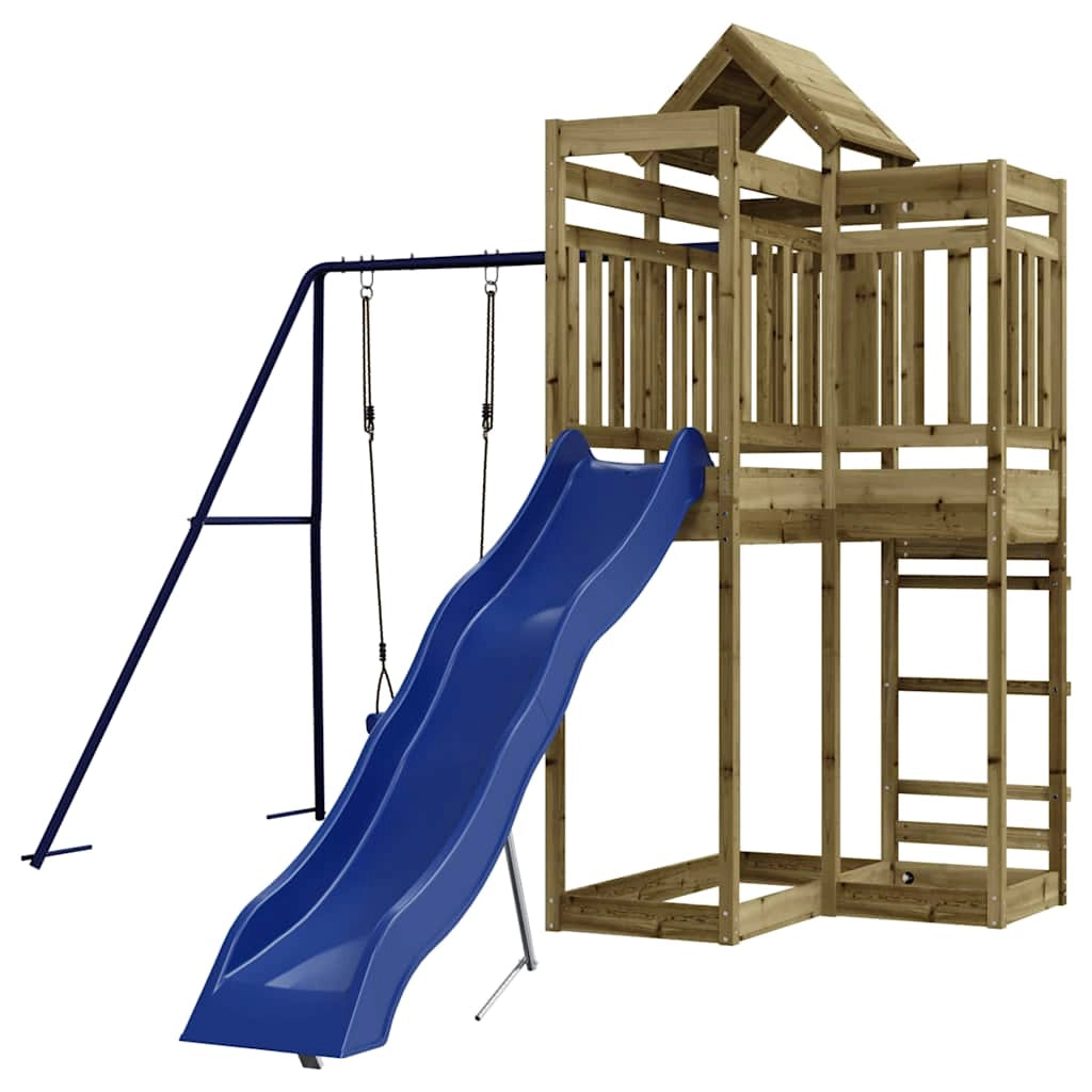 Set da Gioco da Esterno in Legno di Pino Impregnatocod mxl 102650