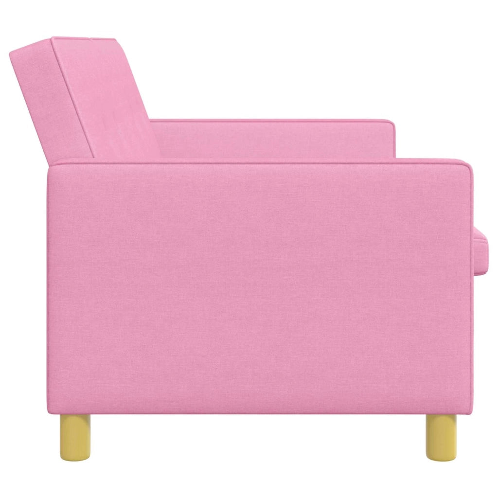 Divano Letto Estraibile Rosa Tessuto 42033350