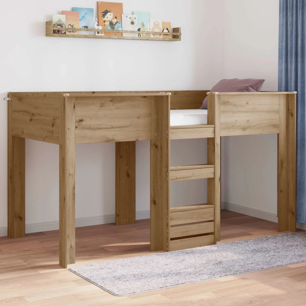 Letto a Castello per Bambini Rovere artigianale 100 x 200 cm 3410506