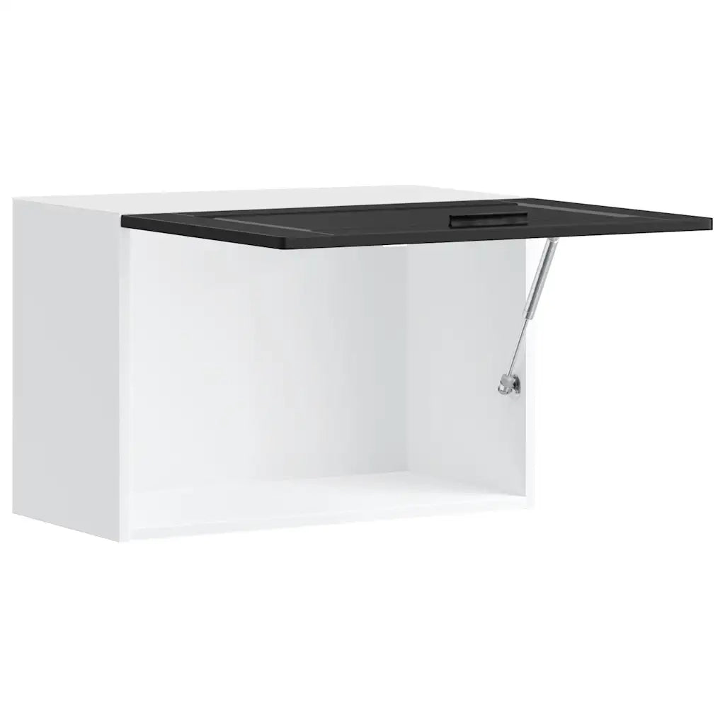 vidaXL Pensile da Cucina Porto Nero in Legno Multistrato