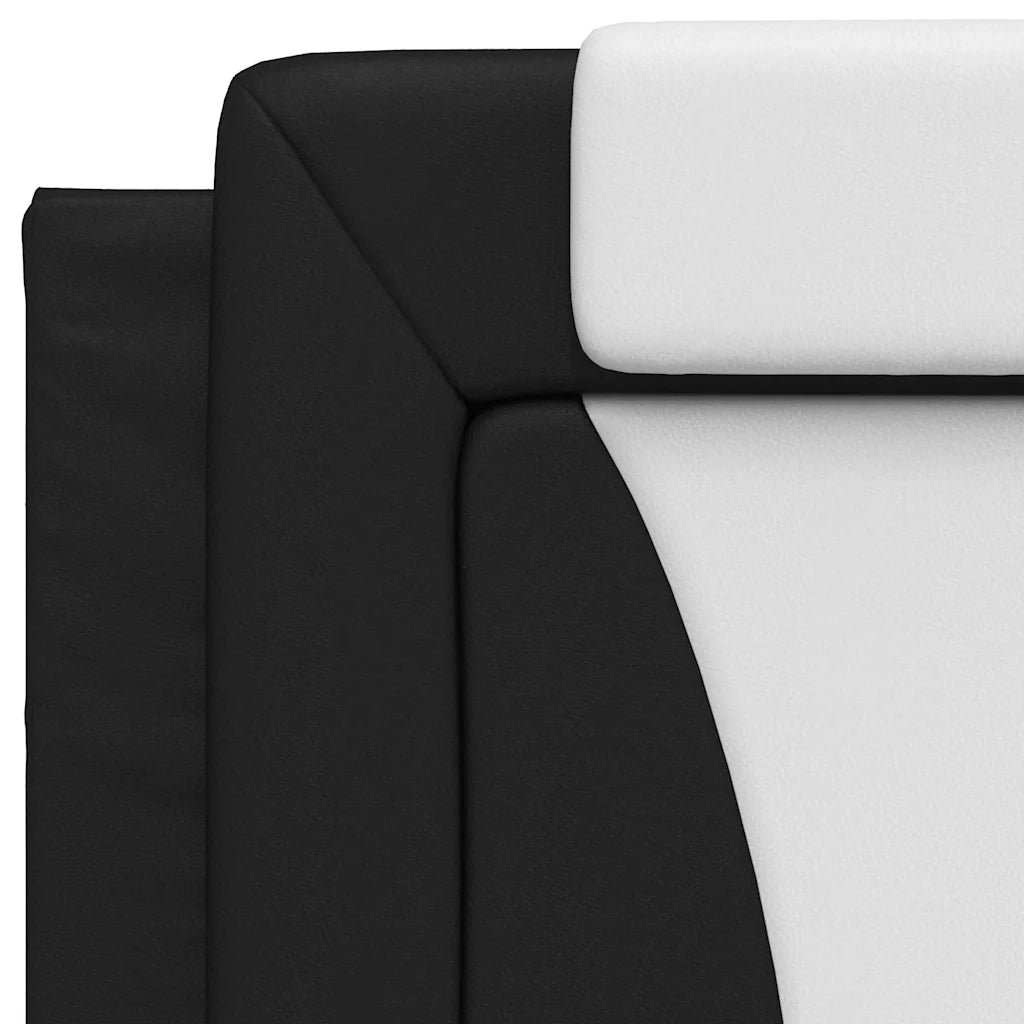 Cuscino Testiera Viana Nero e Bianco 80 cm in Similpelle CFW6058464
