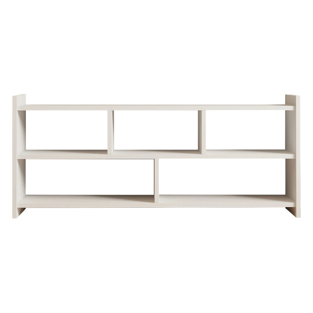 Loreglia, Mobile Porta tv 5 Ripiani, 118x28x55h cm Bianco