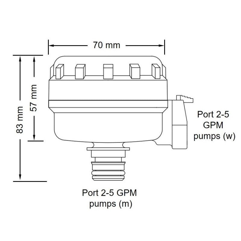 FILTRO 90° 46400-9500 PUMPGARD 90° FILTER  40 MESH