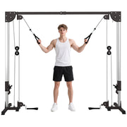 Attrezzatura Palestra Doppia Puleggia Crossover ¨C zephmum ¨C 245x85x207 cm