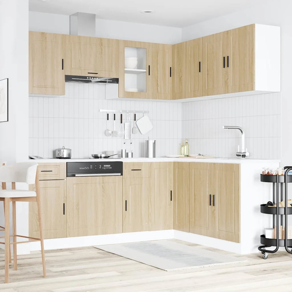 Set Mobili da Cucina 11 pz Porto Rovere Sonoma in Truciolato 3314964