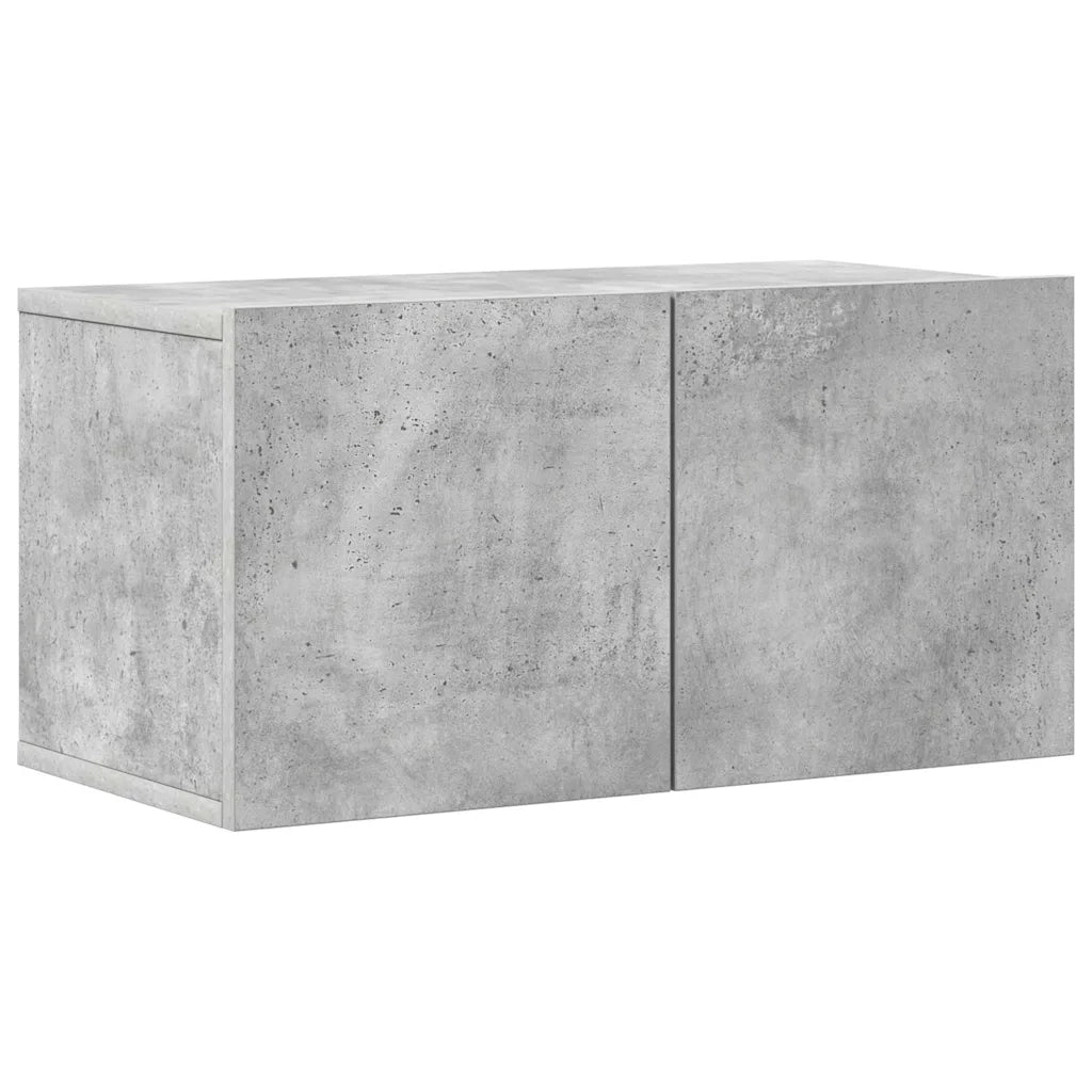 Set di Mobili Porta TV 6 pz Grigio Cemento in Legno Multistrato 3079118