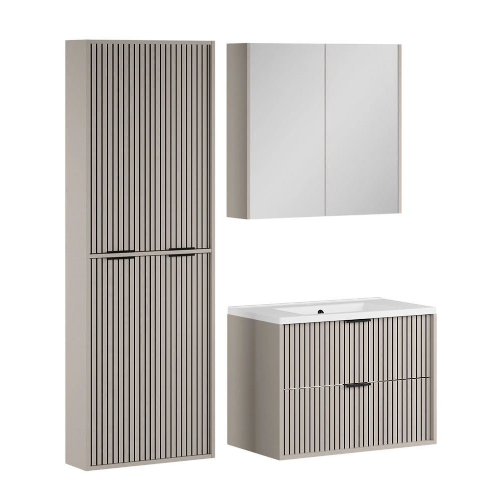 Vicco Set di mobili da bagno Cachemire 4 parti