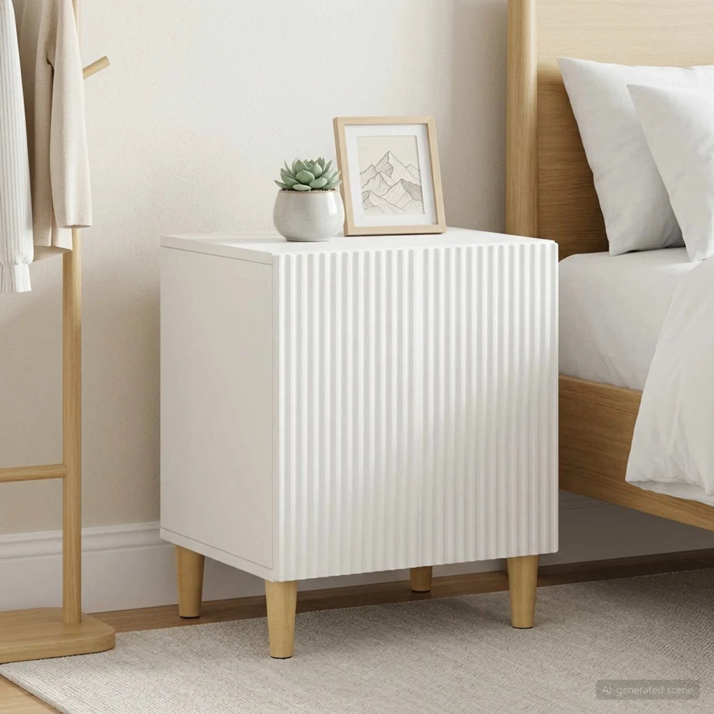 Armadio da Notte 2 pz Bianco 43 x 34,5 x 50 cm 894566