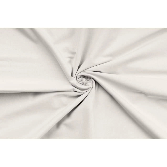 Completo letto - 1 copripiumino 220 x 240 cm + 2 federe 60 x 60 cm - 100% cotone rinforzato - Bianco