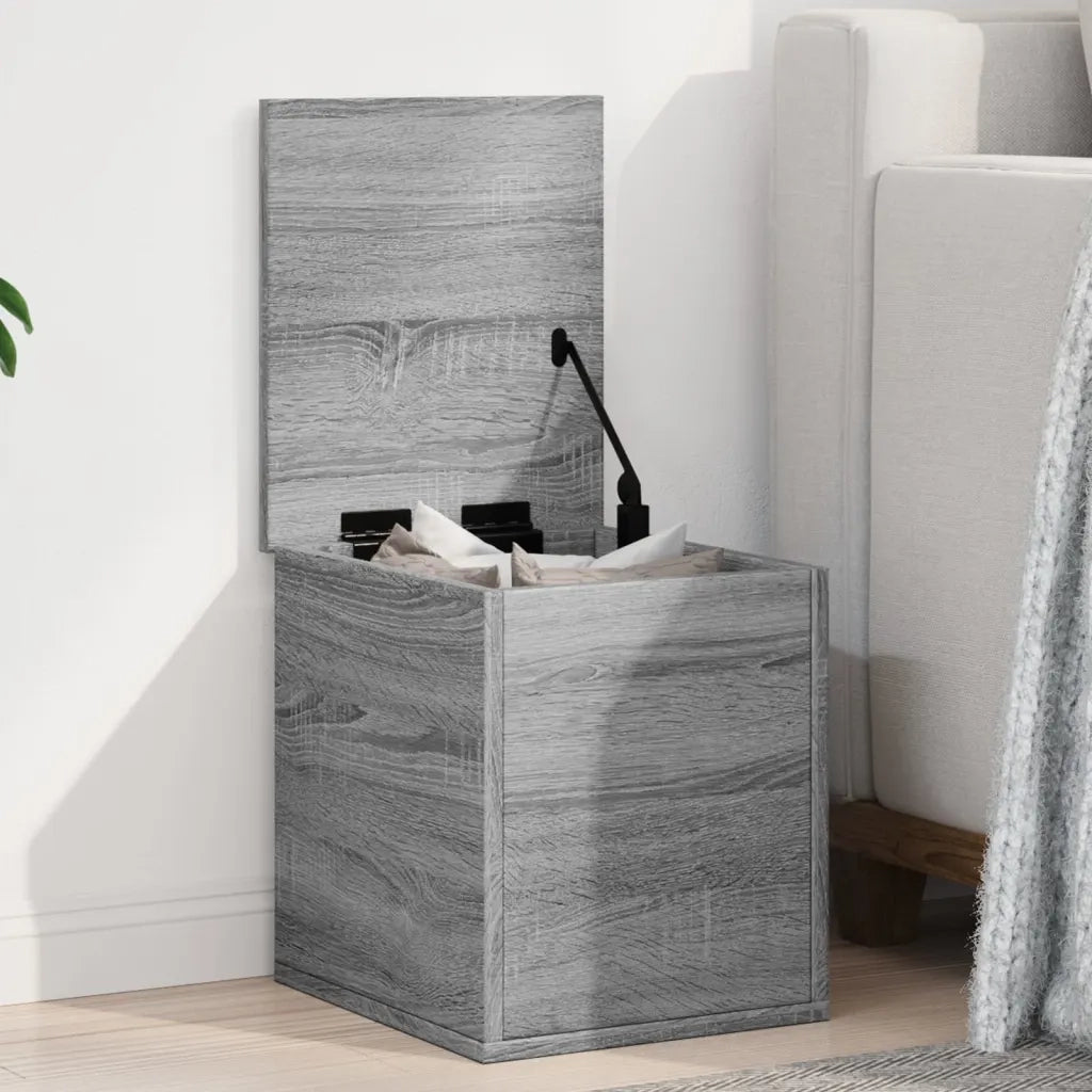 Contenitore Portaoggetti Grigio Sonoma 30x35x35 cm Truciolato