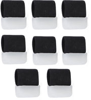 Antislip per Teen - 8 Pezzi - Riciclabile - Aiuto Correttivo per Piedi - Misure S/L - Materiale SEBS - Nero - Afscherming per Teen