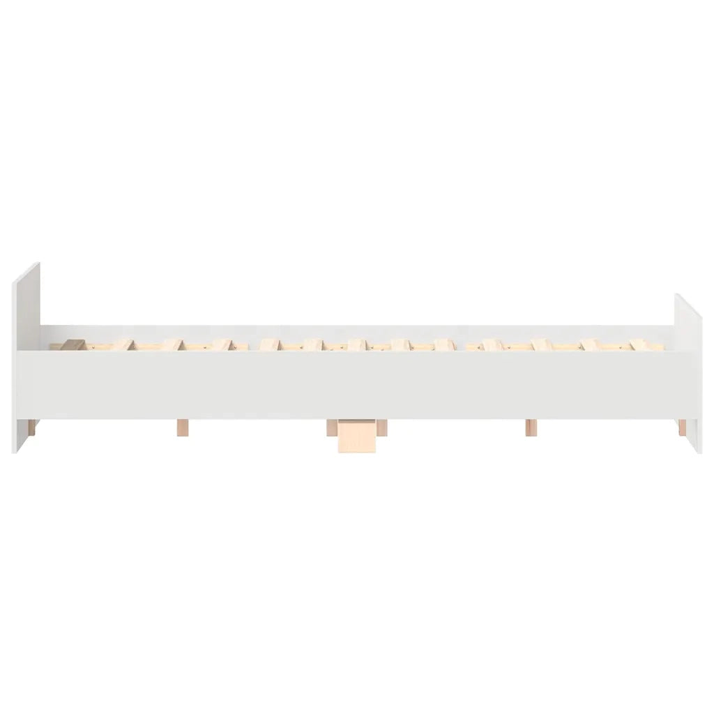 Giroletto con Testiera e Pediera Bianco 150x200 cm 3203754