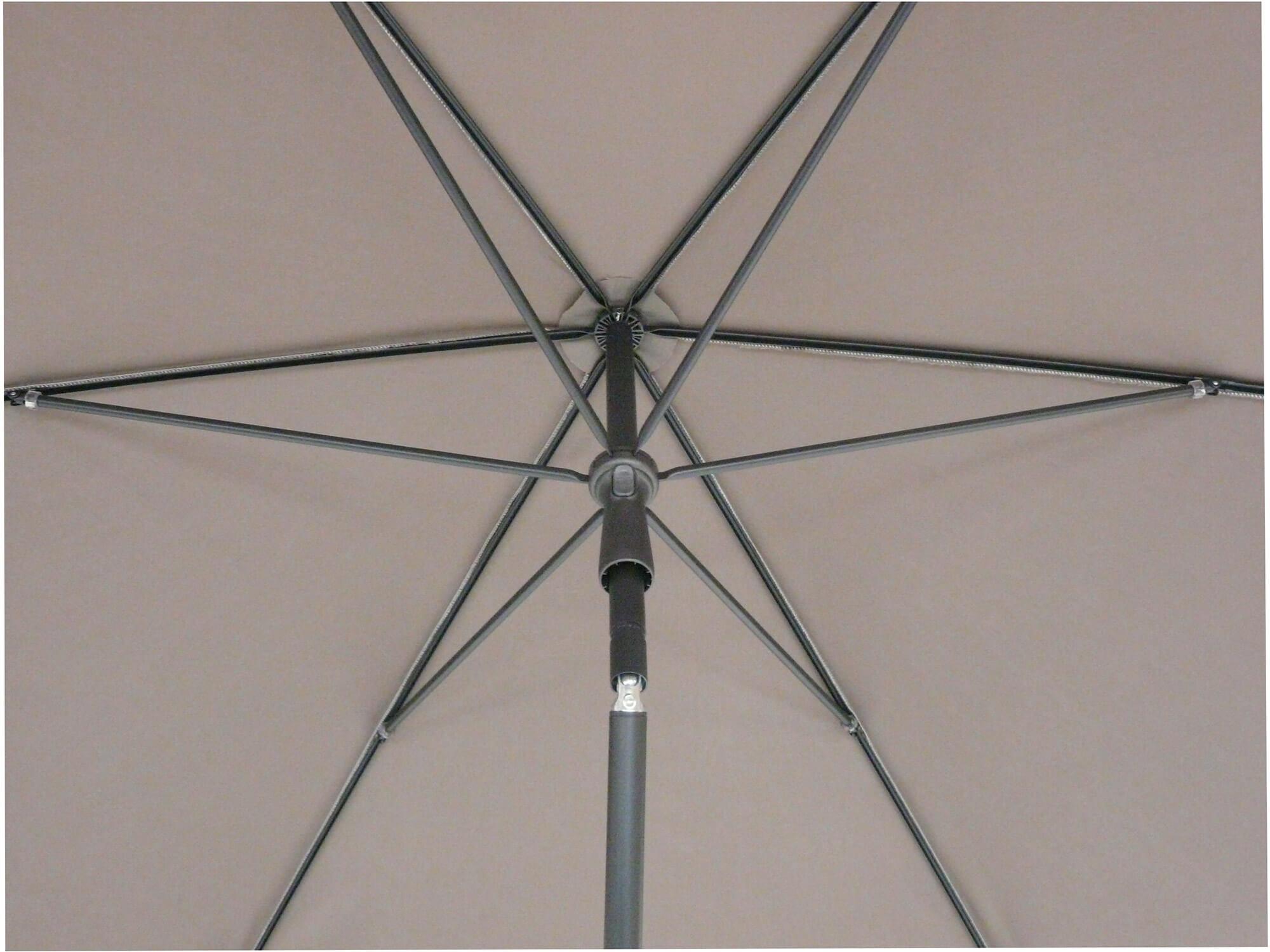 Ombrellone da Giardino Ø 2,5 m Palo Ø27 mm in Acciaio Maffei Kronos Tortora