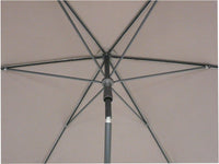 Ombrellone da Giardino Ø 2,5 m Palo Ø27 mm in Acciaio Maffei Kronos Tortora