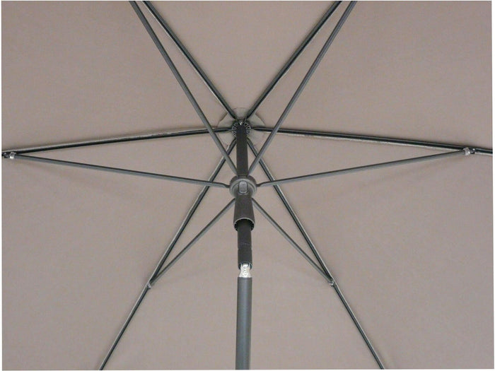 Ombrellone da Giardino Ø 2,5 m Palo Ø27 mm in Acciaio Maffei Kronos Tortora
