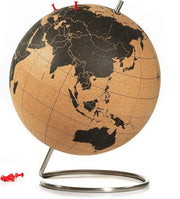 Mondo del gomma - accessori di viaggio - 30 cm - gomma - mappa del mondo educativa