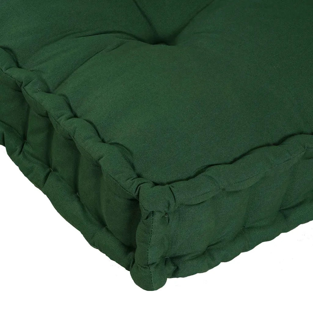 Cuscino per Divano Pallet 2 pz | Cuscini per sedie Verde 120 x 80 x 38 cm Tessuto