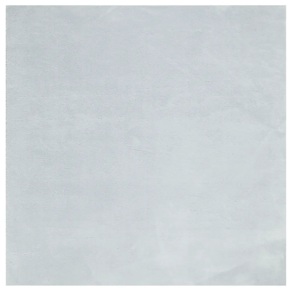 Tappeto a Pelo Corto HUARTE Morbido e Lavabile Blu 160x160 cm 375135