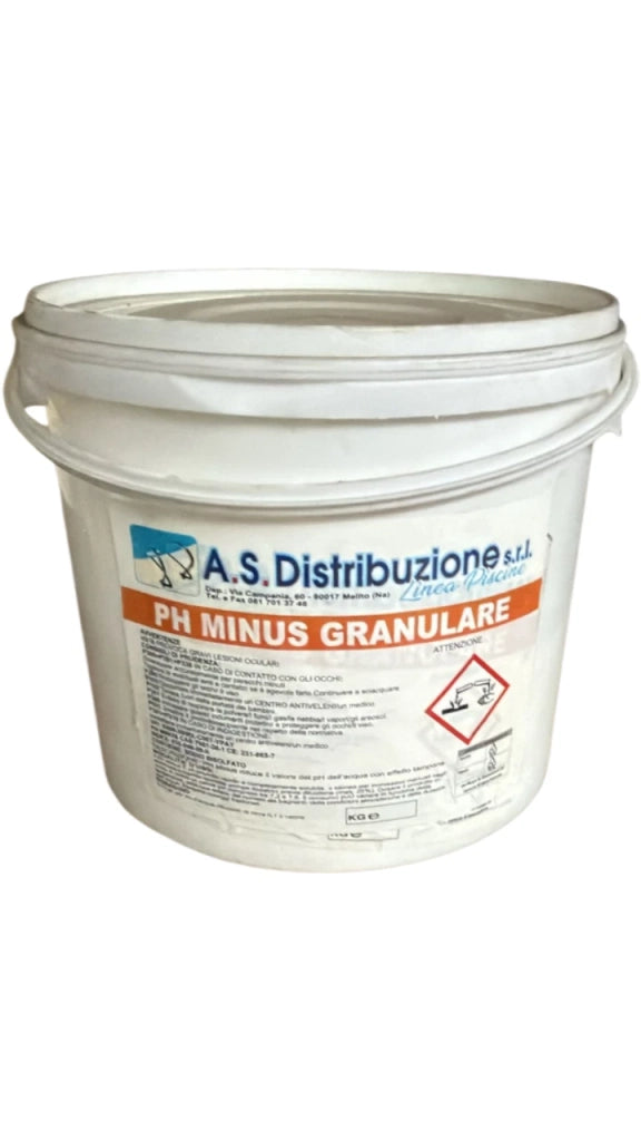 PH Meno Granulare 16 Kg Riduttore PH Minus Acqua Piscina Correttore PH