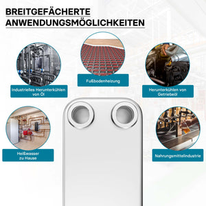 Scambiatore a piastre saldobrasate in acciaio inox, 30 piastre Max 330 kW