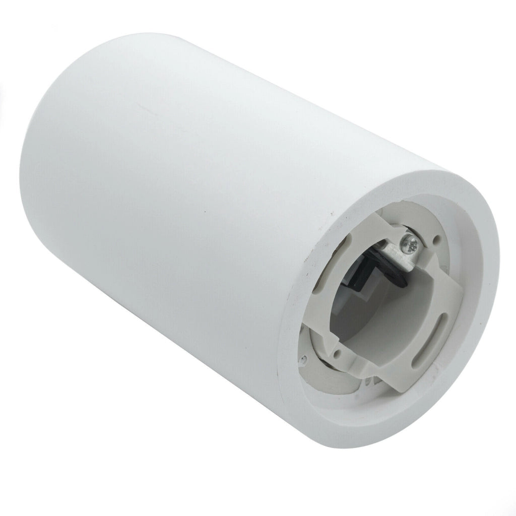 Plafoniera LED GU10 gesso faretto cilindro soffitto luci salotto salone cucina