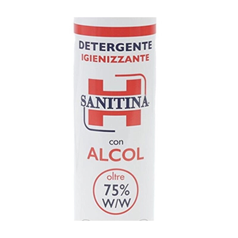 SANITINA SPRAY CON ALCOL 75% IGIENIZZANTE PER TESSUTI E SUPERFICI 300 ML