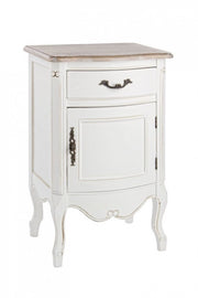 Comodino 1 Anta 1 Cassetto Justine in Legno