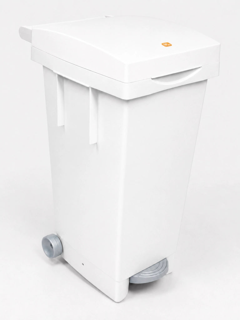 ICS BIDONE BIG TATA PER DIFFERENZIATA Lt. 80 - cm. 38x50x80 h col. Bianco
