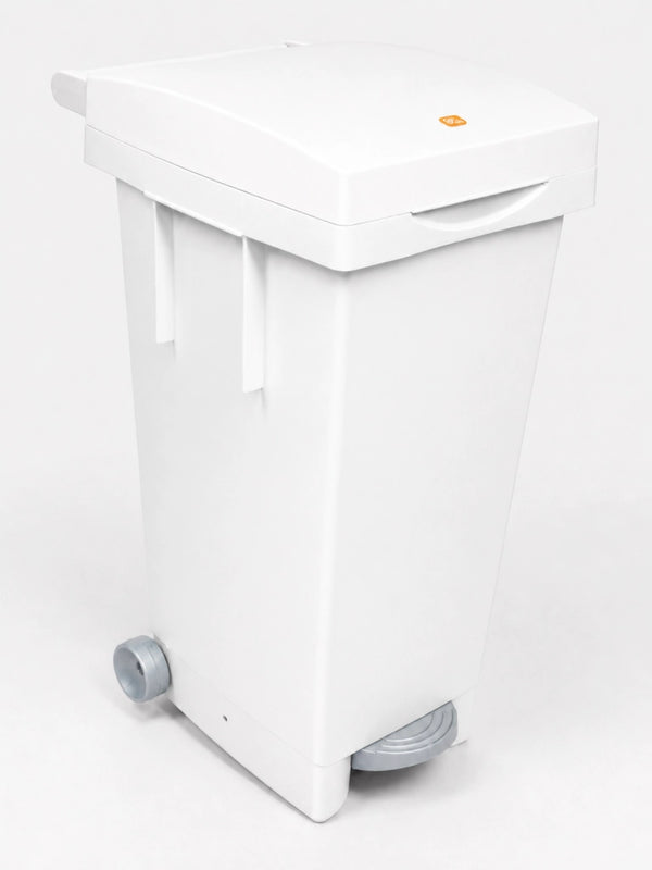 ICS BIDONE BIG TATA PER DIFFERENZIATA Lt. 80 - cm. 38x50x80 h col. Bianco