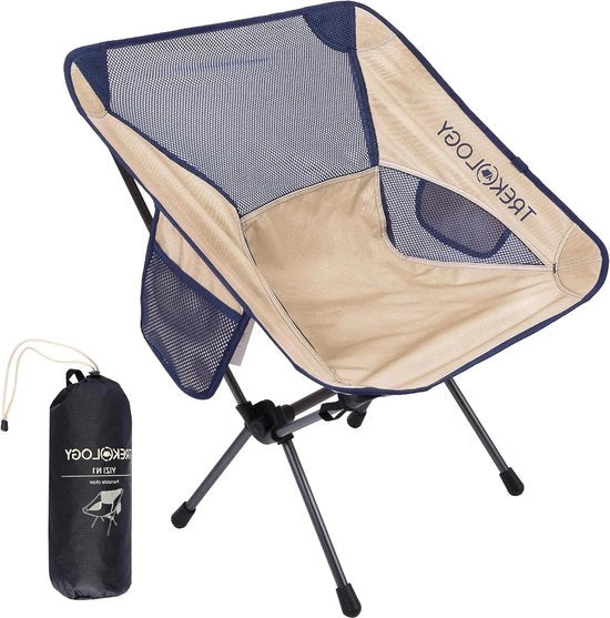 Campingstool Opvougbile - Sedia da Campeggio Leggera in Alluminio - Sedia da Trasportare per Campeggio e Escursioni
