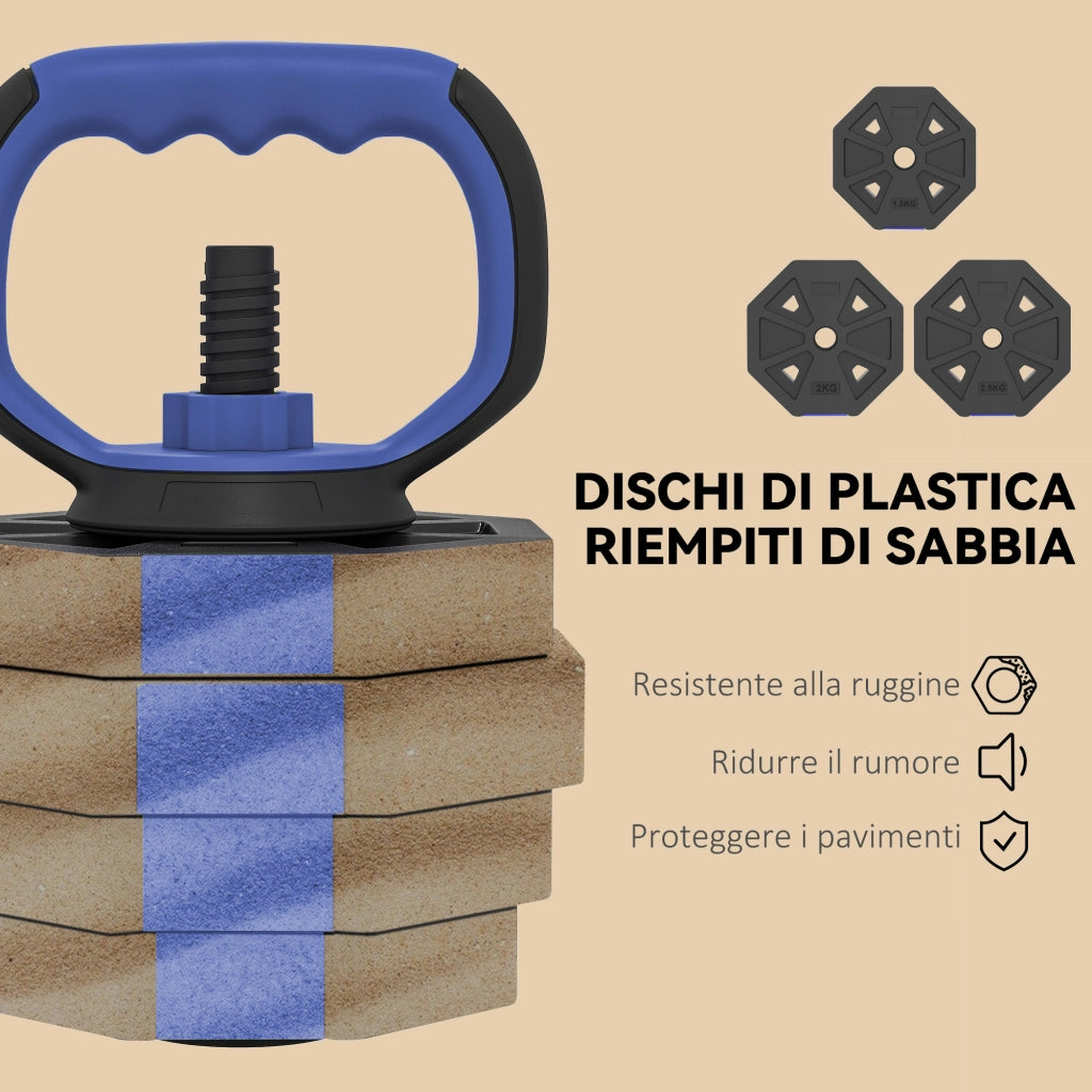 Set Pesi 6 in 1 ¨C zephmum ¨C Blu
