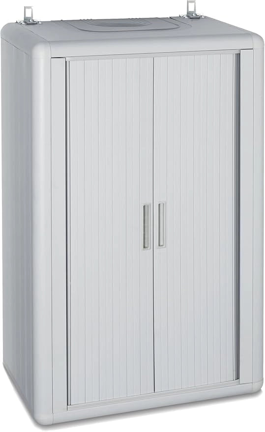 ARMADIO COPRICALDAIA CON SERRANDA 'HIMALAYA' 58,7x38,5x100h Col. Bianco GAROFALO