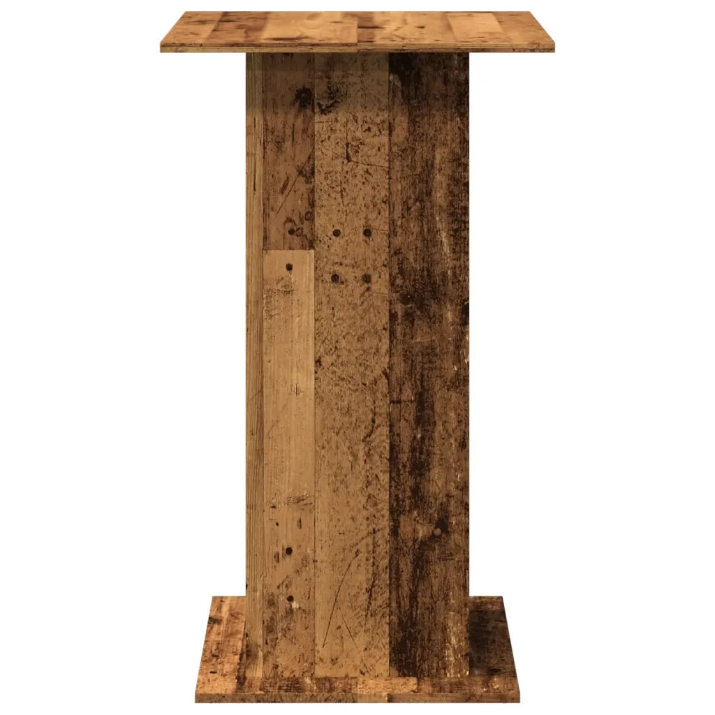 vidaXL Tavolo Bar Portaoggetti Legno Antico 60x60x102cm in Multistrato
