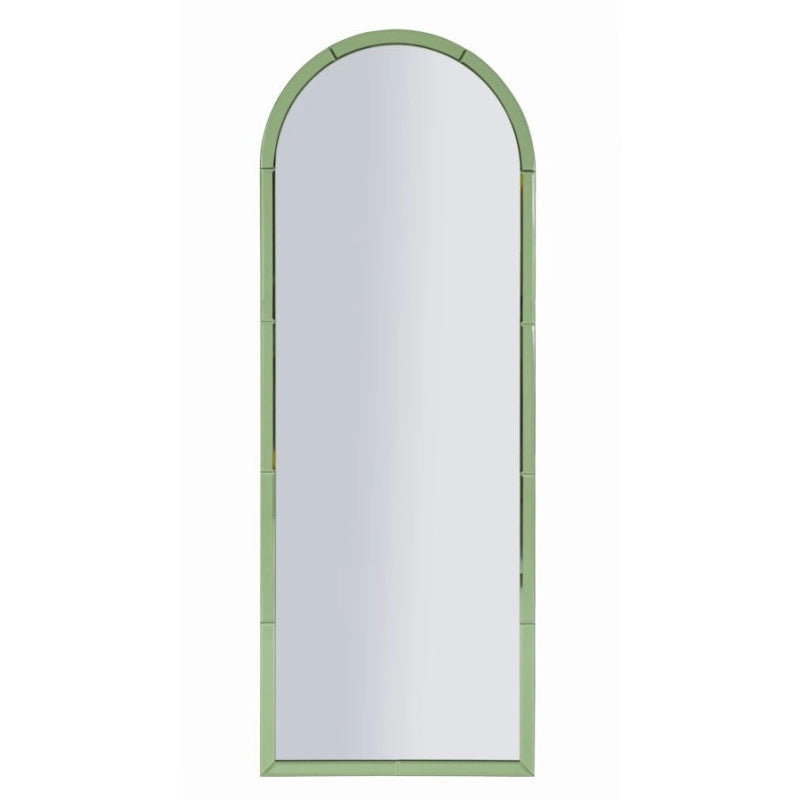 Specchio Da Muro Baku Verde cm 55x2x150 (misura Specchio cm 49x144)