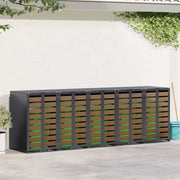 Contenitore per Rifiuti per 3 Bidoni 340 x 77.5 x 115.5 cm 3394771