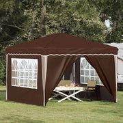 Tenda per feste a pop-up Marrone 288 x 288 x 245 cm 42019775