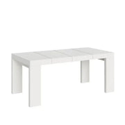 Tavolo allungabile 120/224x90 cm Roxell Premium colore bianco frassino
