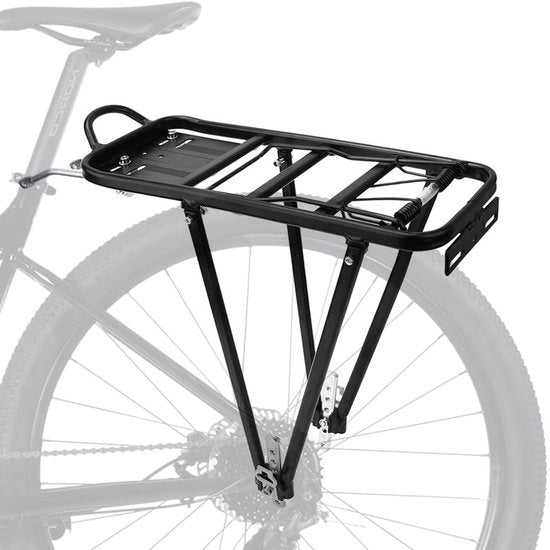 Portaoggetti in Alluminio per Biciclette da 24 Pollici con Sostegno Posteriore