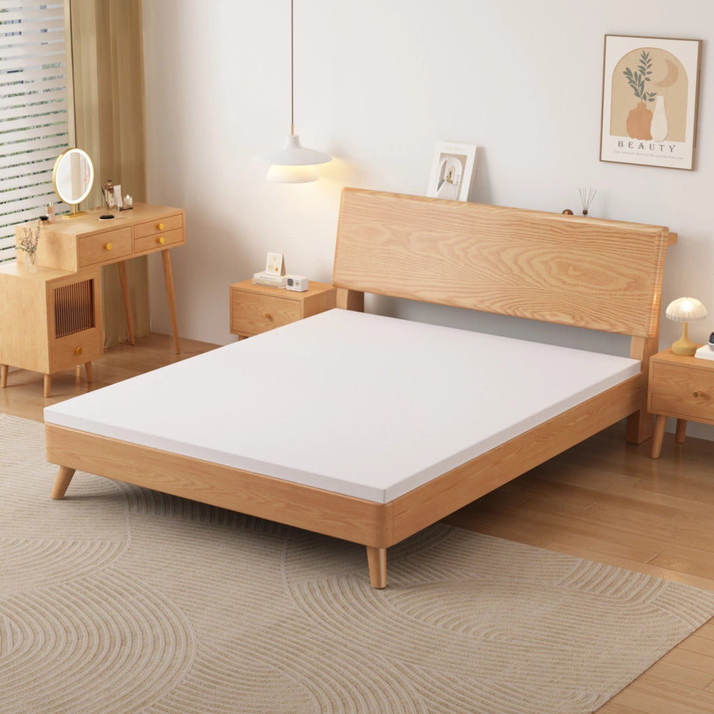 Materasso matrimoniale 180 × 200 cm H3, schiuma QX, fodera sfoderabile e lavabile, certificato Oeko Tex 100, bianco