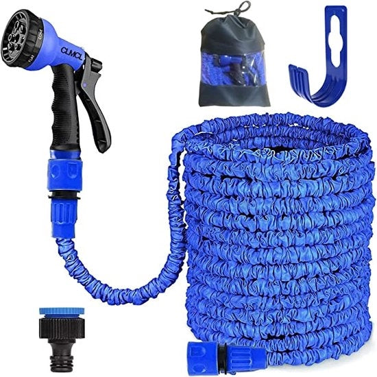 Serpentina flessibile per giardino, tubo di gomma per giardino, tubo di gomma premium in qualità professionale 7,5 m