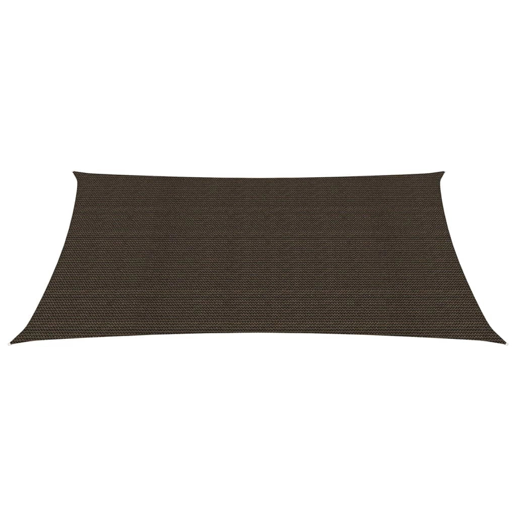 Vela ombreggiante 160 g/m² marrone 2,5 x 4,5 m HDPE 02_0009137